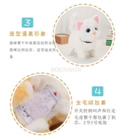 Children's toy simulation cat can walk and call electronic pet electric plush kitten 2