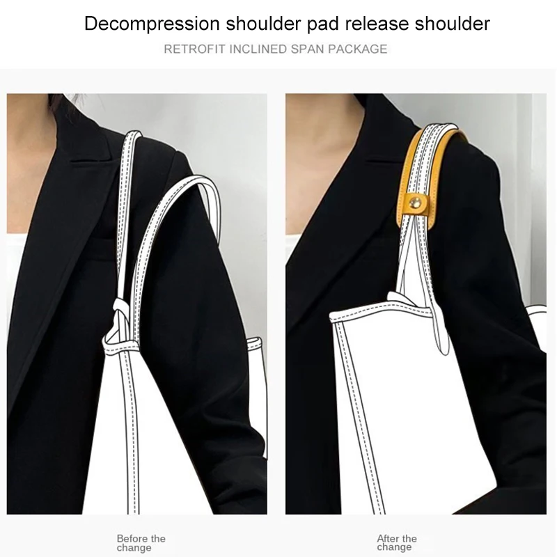 EverToner Tote Bag Shoulder Pad Goya Bags Transformation Useful Tool For Pressure Reduction Shoulder Strap Accessories