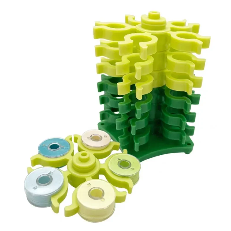 Storage Clip Stand Sewing Bobbins Tower For 30 Thread Spool Plastic Holder Clamp Organizer Sewing Machine DIY Embroidery Tools