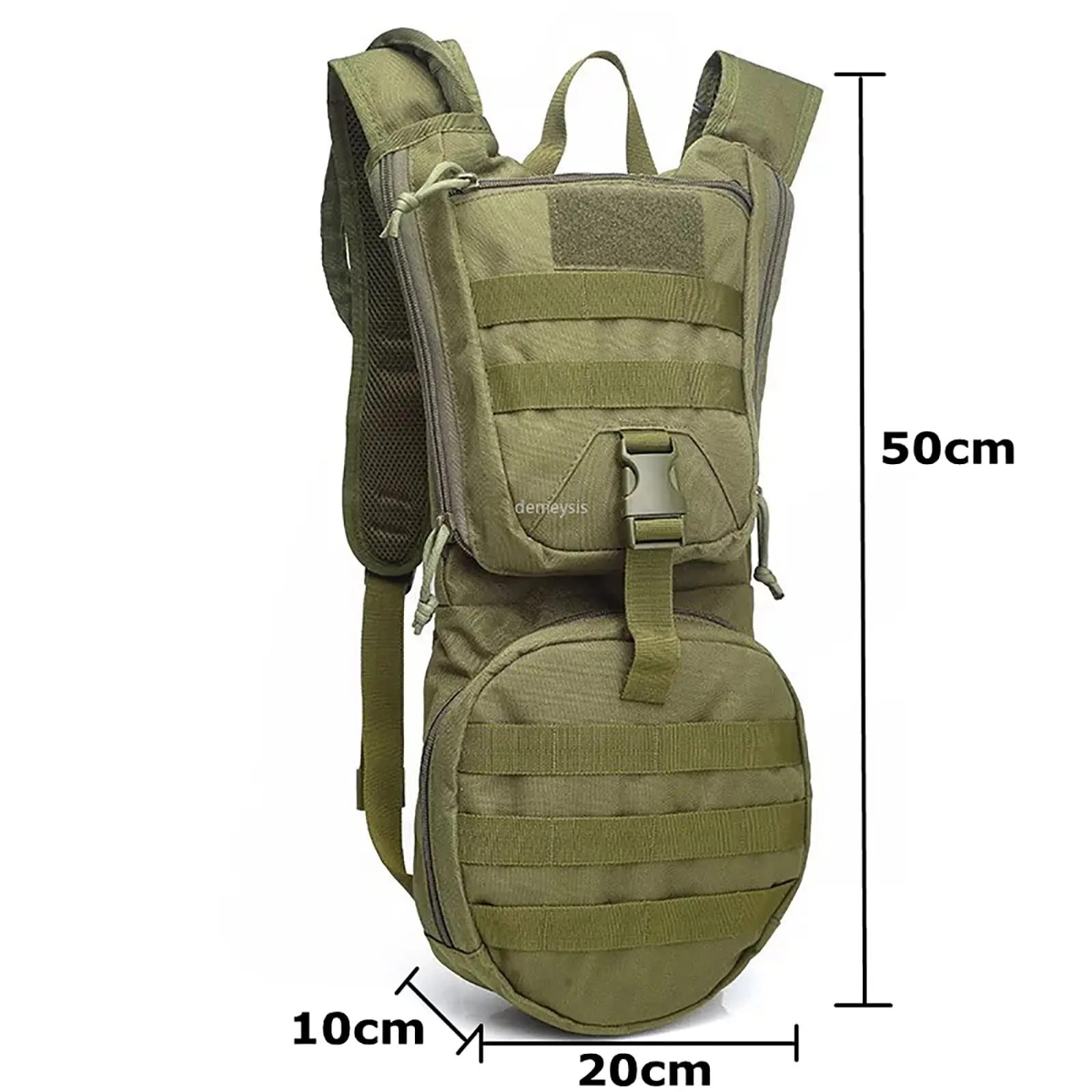 Outdoor sports camouflage riding water bag backpack can be placed in the field tactical shoulder water bag backpack delive