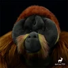Orangutan Ape High Fidelity Anime Cute Plushie Red Gorilla Plush Toys Lifelike Animals Simulation Stuffed Doll Kawai Toy Gifts 5