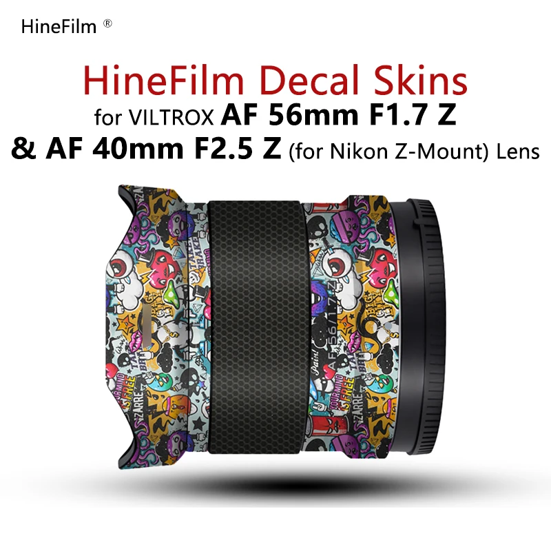 

Viltrox AF56 F1.7 Z Mount Lens Stickers AF40 F2.5 Z Lens Wrap Cover For Viltrox 56mm F1.7 Lens Decal Skin 56F1.7 40F2.5 Skin