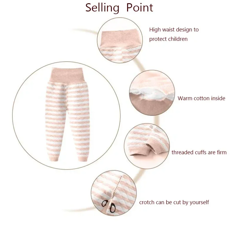 Children Sets Autumn Winter Thermal Underwear Set for Boys Girls Thicken Warm Cotton Kids Clothes Baby Sleeping Clothing Pajamas