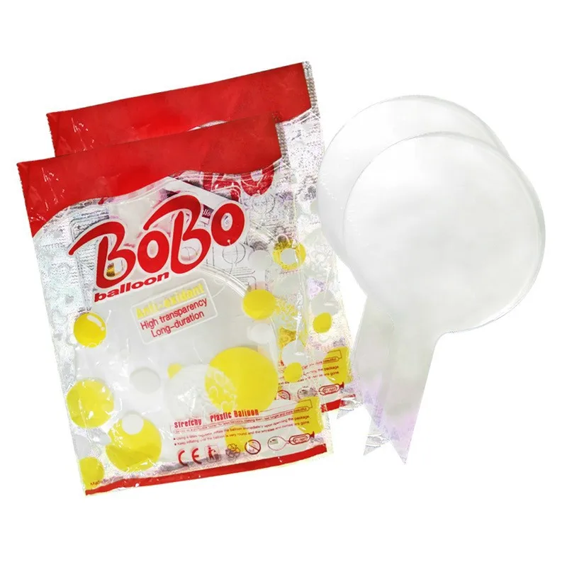 Inflatable Bobo Balloon 50pc 12/18/20/24/36 inch Transparent Globes Birthday Party Supplies Wedding Baby Shower Decor