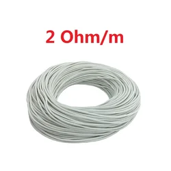 Versatile Silicone Rubber Heating Cable for Electric Applications (2 Ohm)