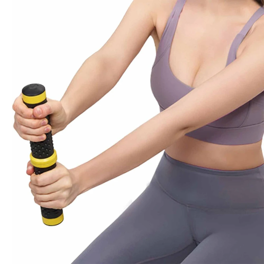 Twist Grip Resistance Bar Hand Exerciser Upper Body Strength Training Machine Arm Strength Trainer for Fitness And Gym