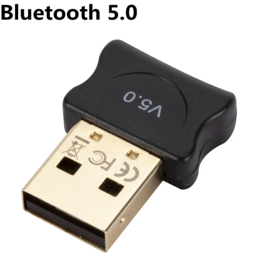 Grwibeou USB Bluetooth 5.1 5.0 Dongle Adaptateur pour PC Haut-Parleur Sans Fil Souris Clavier Musique Audio Bluetooth Émetteur Récepteur