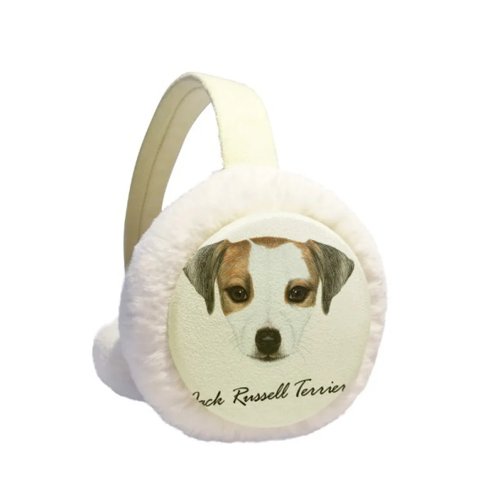 

Jack Russell Terrier Dog Pet Animal Winter Ear Warmer Cable Knit Furry Fleece Earmuff Outdoor