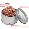 Desoldering Cleaning Ball Soldering Iron Mesh Filter Cleaning Nozzle Tip Copper Wire Cleaner Ball Metal Dross Box Clean Ball 4