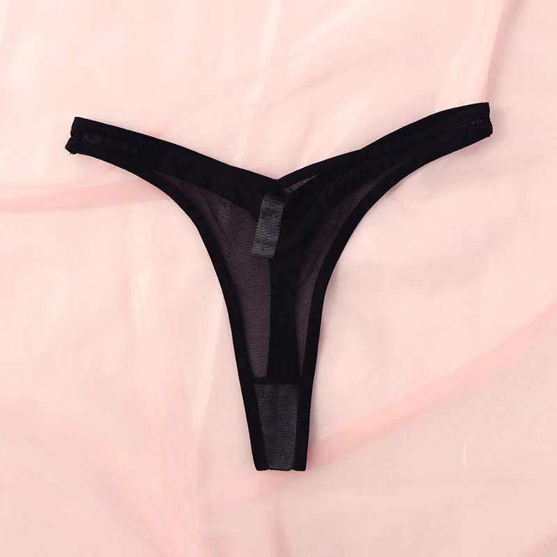 Thong Underpants For Women Transparent Charming Sexy Low Waist Large Seamless Breathable Lightweight And High Elastic Briefs
