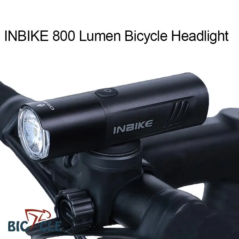 

Фонарь велосипедный INBIKE HeadlightRoad bicycleвысокоэффективный Передний фонарь из алюминиевого сплава 400 lumens800 люмен легкий дизайн IPX6