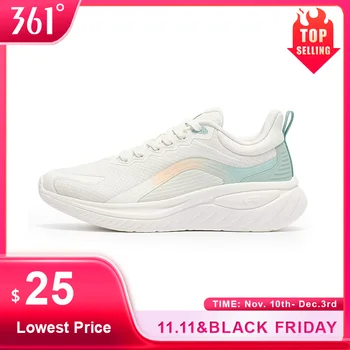 361 Degrees SoftFlow 3.0 Women's Running Sports Shoes Shock Absorption Rebound All-match Comfortable Sneakers Female 682412242
