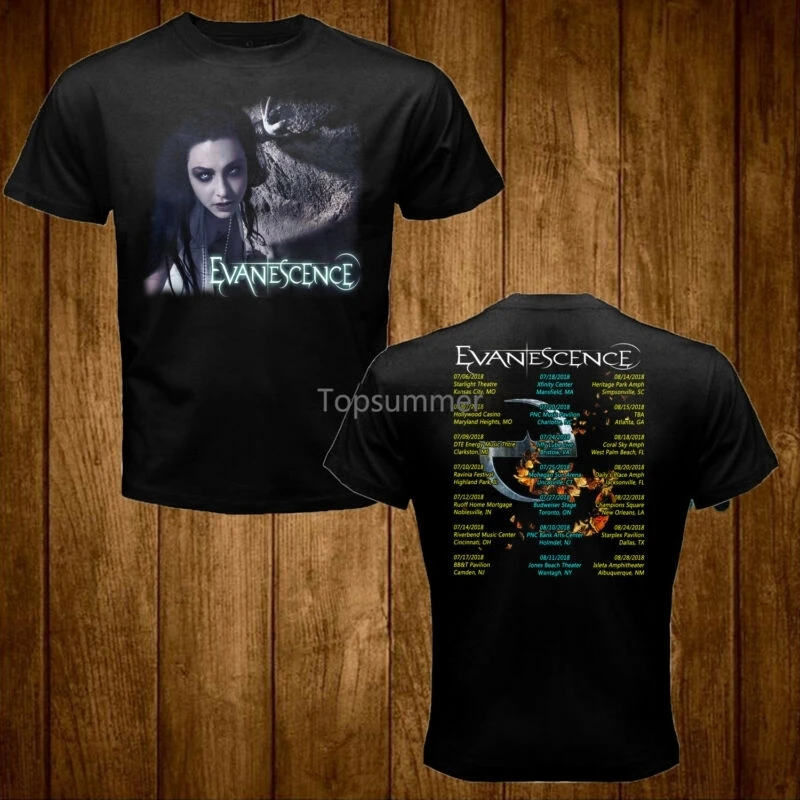 

Evanescence Synthesis Tour Dates 2018 Black T-Shirt Tupang