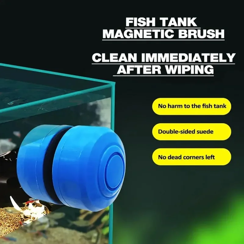 

Small Mini Removal Tool Cleaner Fish Tank Magnetic Brush Cleaning Tanks Aquariums Accessories Aquarium Magnet For Tools Aquatic