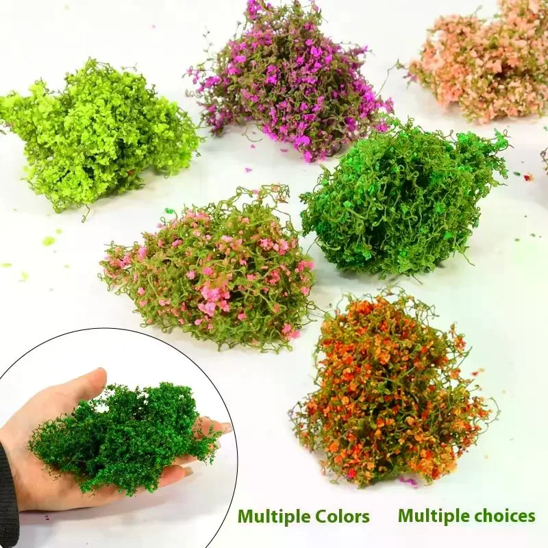 Artificial Miniature Greenery Kit for DIY Model Landscaping and Crafts