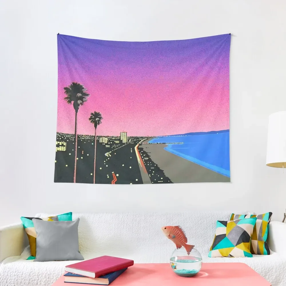 

wet klopo hiroshi nagai vaporwave pantai Tapestry Cute Decor Carpet Wall Room Decor Tapestry