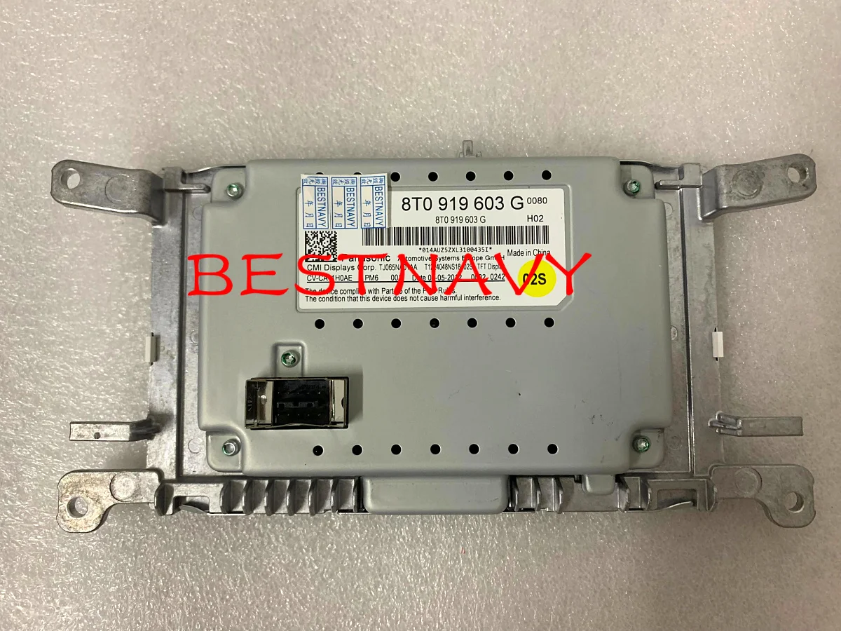 아우디 A4 B8 A5 Q5 2010 2012 2015 8T0 919 603 G 6.5인치 8T0919603G LCD 스크린 GPS 네비게이션 모니터 MMI 멀티미디어 디스플레이 유닛