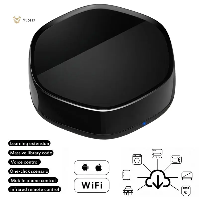 Telecomando Wifi Smart Sensor Telecomando Ifttt Per Echo Home Controller Intelligente Ir Nero Telecomando Universale