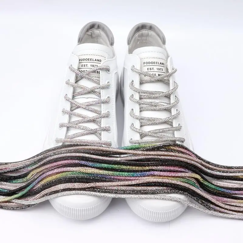 Luxury All match Rhinestone Shoelaces Shiny Diamond Shoelaces Accessories Fashion Quality Shoes