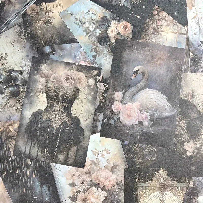Vintage Scrapbooking Paper Set 4