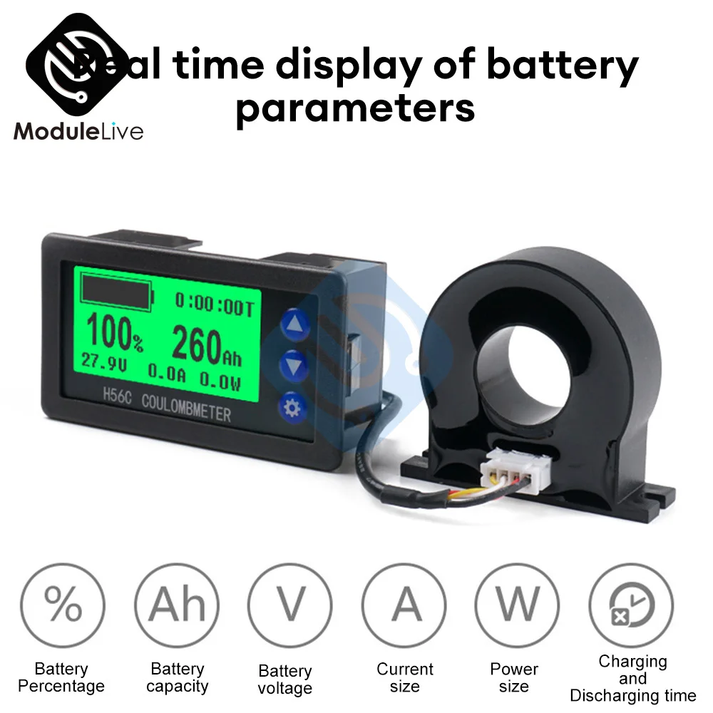 Heemol 100A Battery Guard 80V Multifunction Monitor Battery Capacity