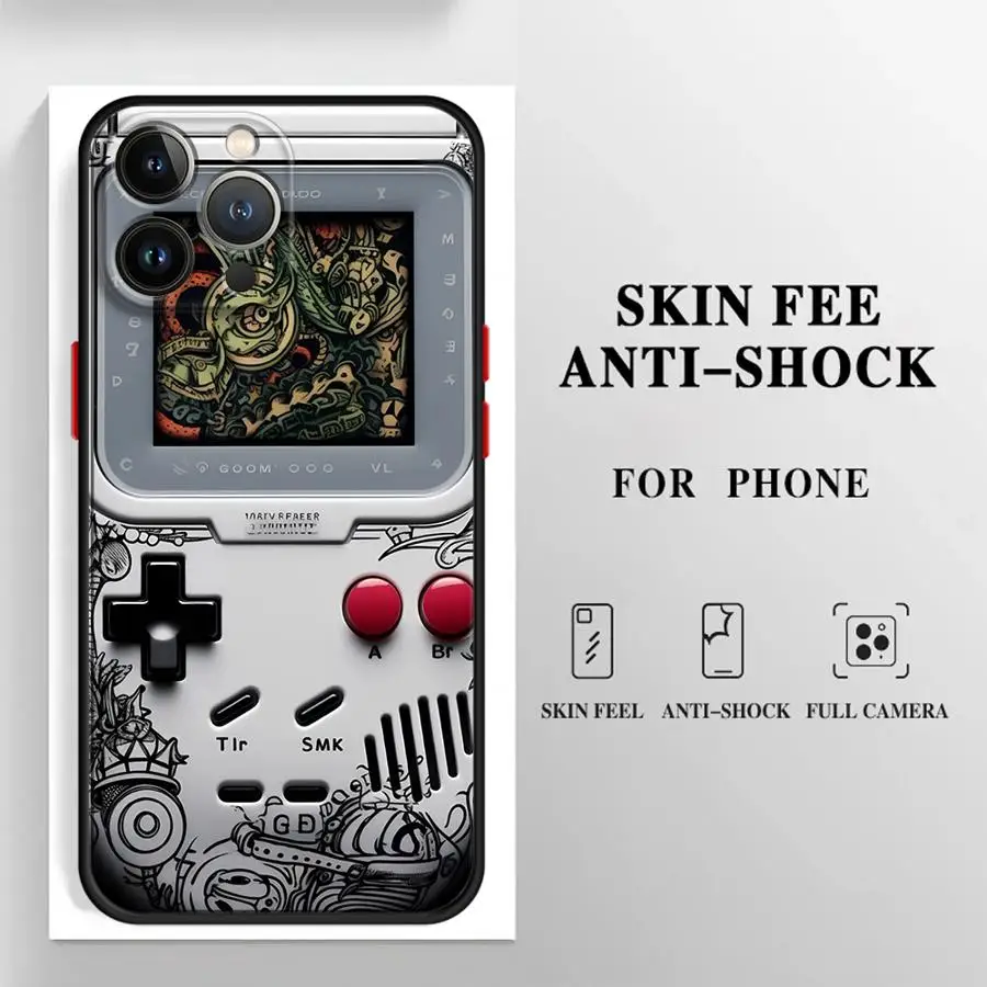 Retro Gaming Themed Soft Phone Case Cover for Xiaomi Redmi Note Series