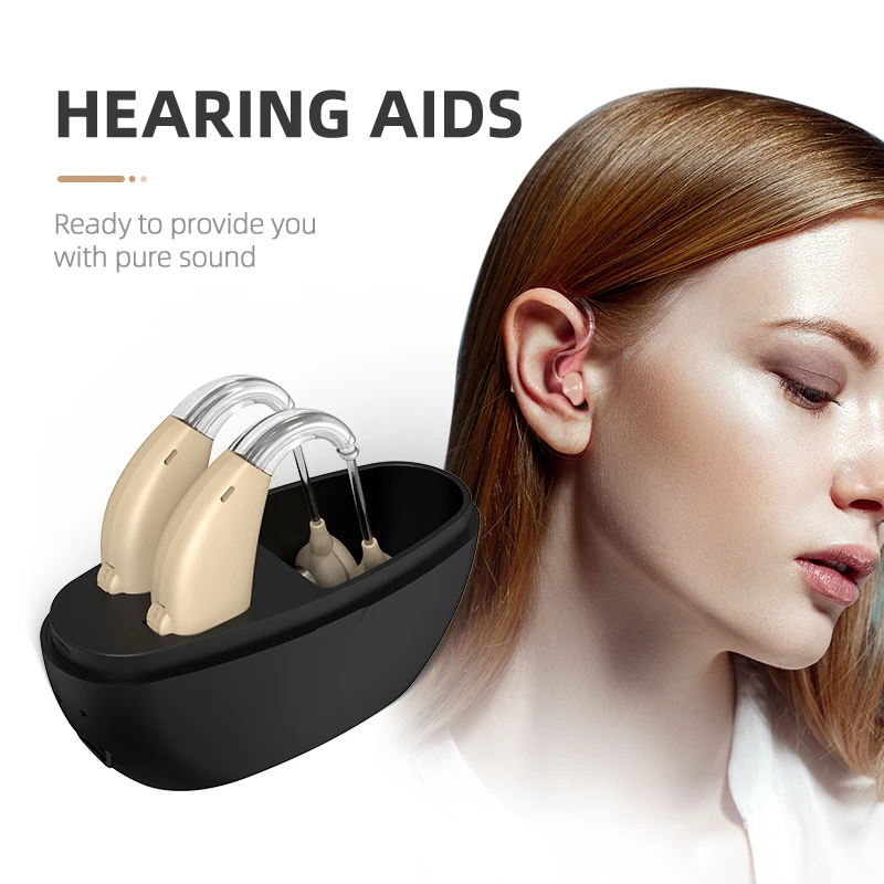 BTE Rechargeable Sound Amplifier Severe Hearing Aid For Deaf People Rechargeable Hearing Aid For The Deaf People 5
