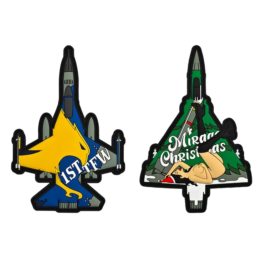 PVC Patches 50pcs Rubber Badges 2D, 3D PVC for Clothing or Hat Personalized Patches DIY