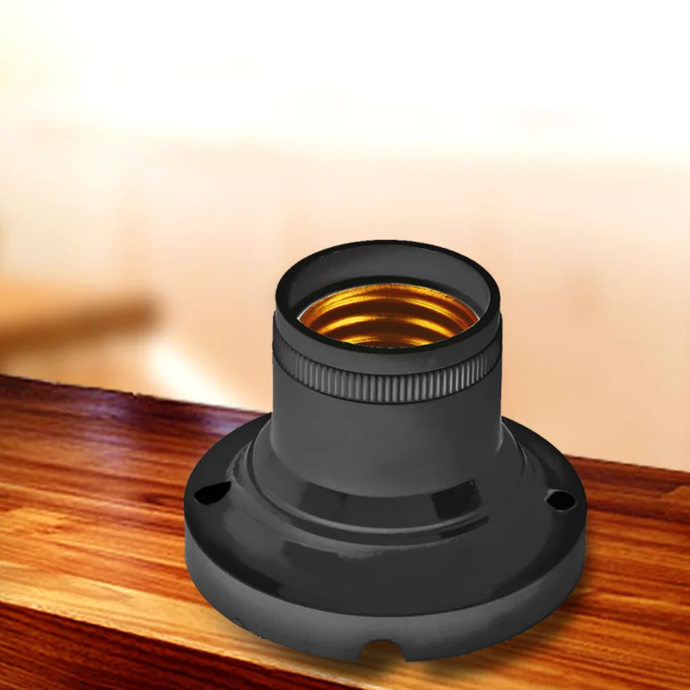 10pcs Conversion Lamp Holder Portable E27 Flat Light Base Adapters Energy-saving 60W 90-240V Lighting Accessories for Home Hotel