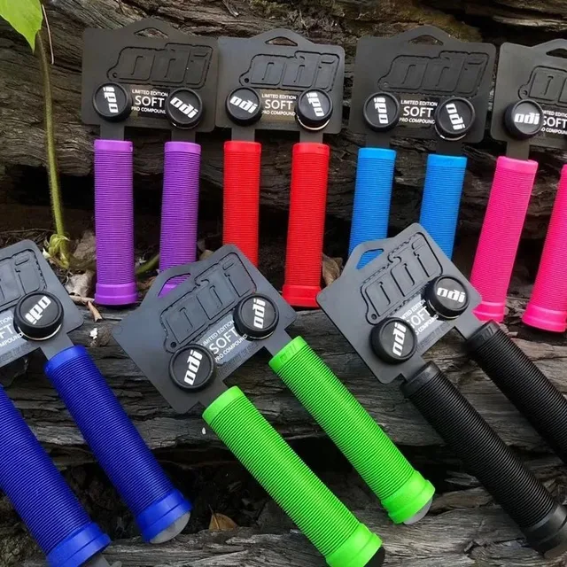 New ODI Grip Silicone Bike Grips Mountain Bike Handlebar Cuff Soft Shockproof MTB Handle Cuffs Grips Bicycle Accessories New ODI Grip Silicone Bike Grips Mountain Bike Handlebar Cuff Soft Shockproof MTB Handle Cuffs Grips Bicycle Accessories