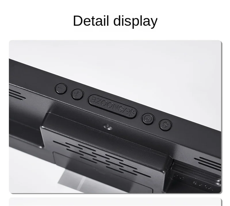 New Multi-functional LED Digital Alarm Clock Acoustic Control Student Alarm Clock Temperature and Date Display Alarm Clock