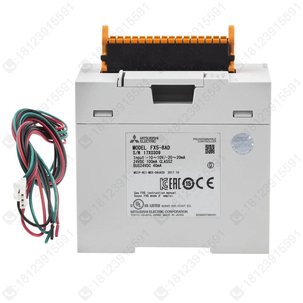 

Mitsubishi Fx5u Analog 8-way Input Module Fx5-8ad Voltage / Current / Thermocouple / Thermal Resistance