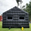 Inflatable Cube Disco Black Tent Big Mobile Portable Inflatable Night Club Tent House Pavilion For Backyard/Club Wedding Party 6