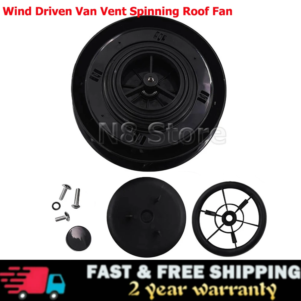 

Wind Driven Roof Vent Low Profile For Vans Buses Dog Pet Horse Boxes 4x4 Boats Wind Driven Rotating Ventilator Air Rotary