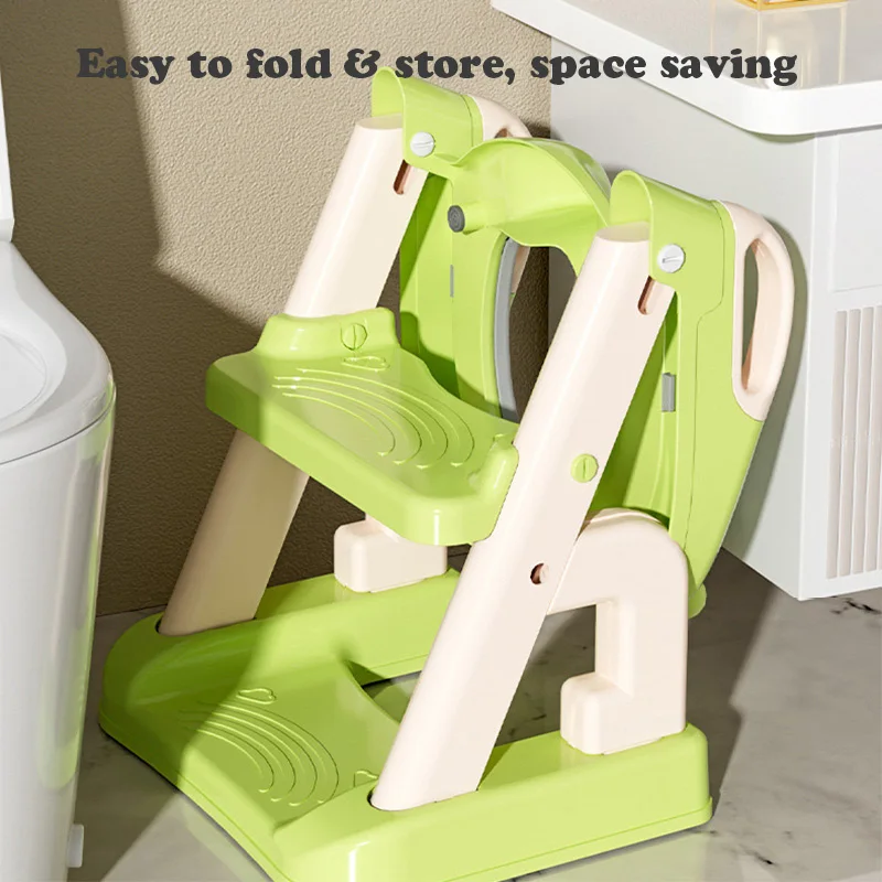 Cartoon Frog Children's Portable Toilet Seat Staircase Children's Pot Kids Urinal Baby Potty Urinal for Children Potty Training 5