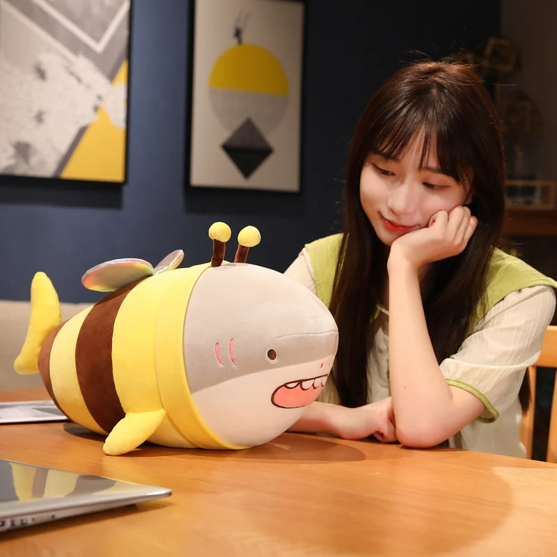 Bubbles the Bumble Bee Shark Plush - Limited Edition