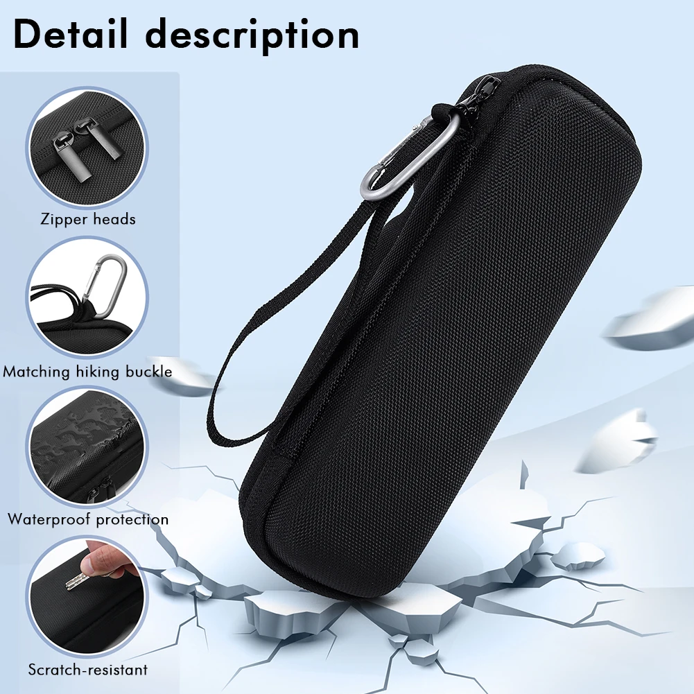 휴대용 케이스 방수 보호 하드 케이스 EVA 충격 방지 핸드 로프 및 카라비너 포함 Anker Prime 12000mAh 보조 배터리 130W용