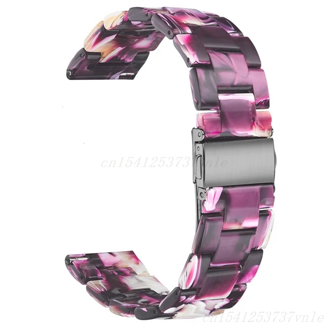 Elegant Resin Strap Bracelet for Smartwatch - Premium Watch Accessory