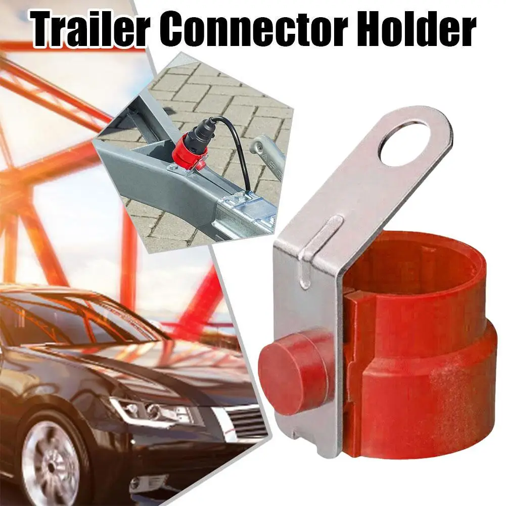 Trailer Plug Adapter ABS Plastic Trailer Fixed Connector Suitable For Installation 7/13 Stitches Plugs Flame Retardant Temperature Resistant