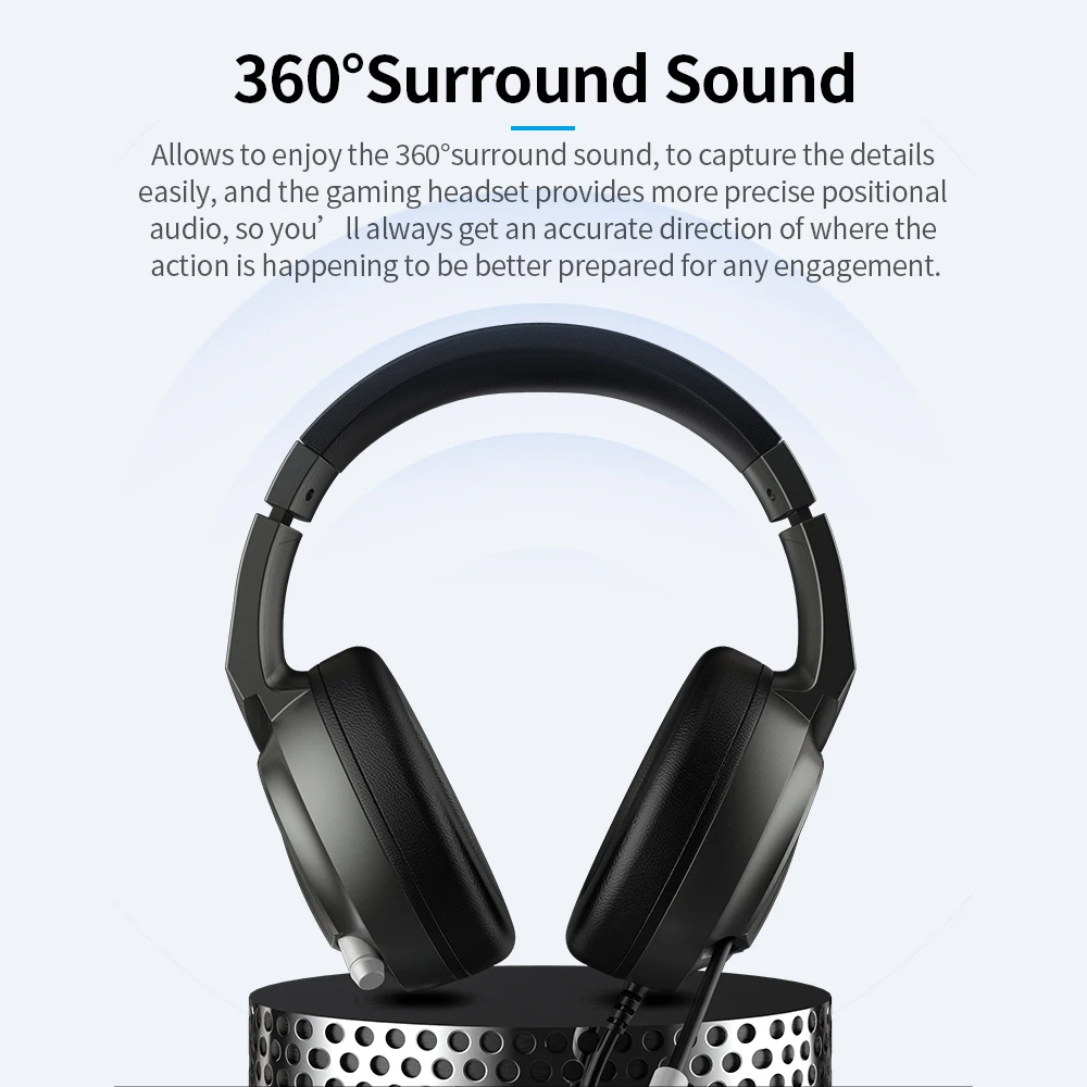 

Led Light Wired Gaming Headphone 7.1 Stereo Surround Sound Over Ear Headphones Noise Isolating Volume Control Gaming Headset