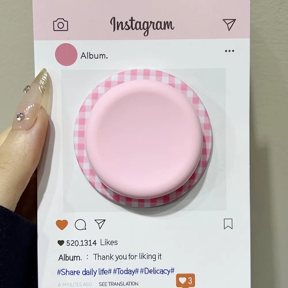Korean Cute Magnetic Phone Grip with Liquid Silicone Stand