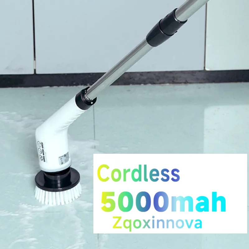 Cordless Spin Scrubber Household Kitchen Gadgets Hair Brushes Bathroom Broom Toilet Mops Electric Multipurpose Cleaning Brush