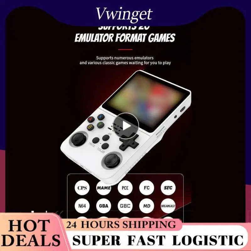 레트로 게임 아케이드 포켓 비디오 플레이어, 64GB 게임 콘솔, R36s, 64GB 게임기, 핸드헬드 게임기, 클래식 향수 레트로