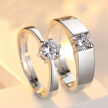 Made of high quality material Durable and comfortable Perfect for couples who want to show off their love in public A great way to express your feelings Wear this ring and feel like you're the luckiest person alive