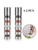 2pc Mini Outdoor Camping Spice Jars Bottle Portable BBQ Picnic Spice Seasoning Container Storage Box Cookware Set New Spice Jars 1