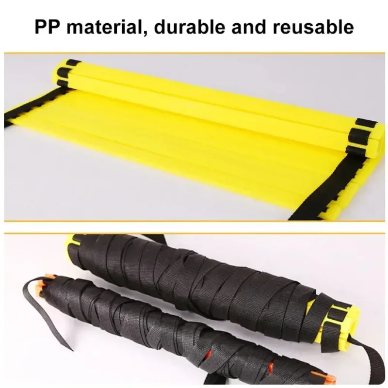 Flexibility Agility Ladder Nylon Strap Jumping Ladder Soccer Speed Training Logo Dishes Fitness Football Training Energy