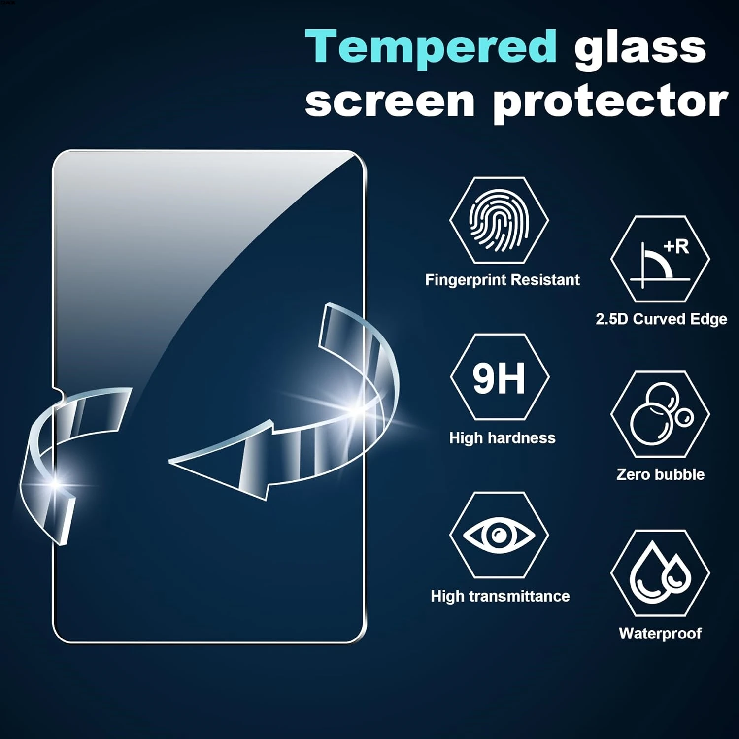 Premium Tempered Glass Screen Protector for 11.5 Inch Tablets - Anti-Scratch & HD Clarity