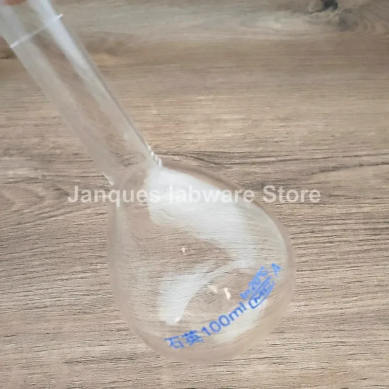 1pc 5ml to 500ml Lab Transparent Quartz Glass Volumetric Flask Long Neck Measuring Flask for school experiment glassware lab volumetric flask