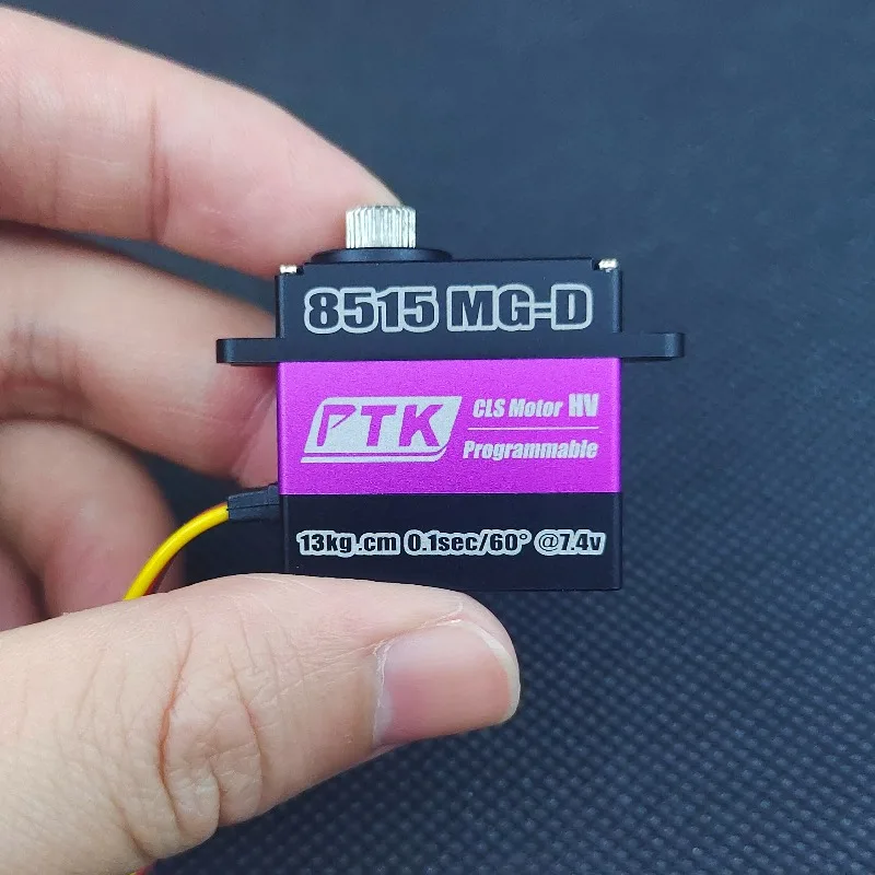 PTK 8515 микро сервопривод 17g цифровой HV сервопривод полностью Металлическая радиоуправляемая модель самолета с неподвижным крылом вертолет Дрон сервопривод