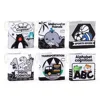 Baby Clothes Book Soft Black and White High Contrast Visual Stimulation Book Toddler Early Learning Educational Book Sensory Toy 4